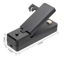 수비드머신 수비드기계 저온숙성 항온요리 xiaomi mini handheld heat sealer 식품 플라스틱 보관 가방 휴대용 실러 usb 충전 포장 가방 열 밀봉 진공, 검은색