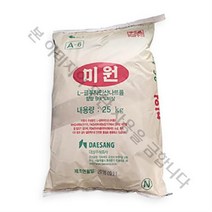 대상 미원 / L-글루타민산나트륨 함량 99%이상 25kg