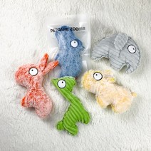 펫케어 흐리멍텅 동물원 고양이 캣닢 쿠션 인형 장난감, 기프트박스(5개입_세트)