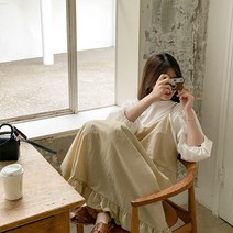 나벤 레이스 뷔스티에 롱 원피스 70068 빅사이즈 여성의류