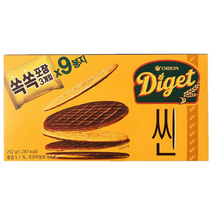 오리온 다이제 씬 비스켓 9p, 252g, 1개