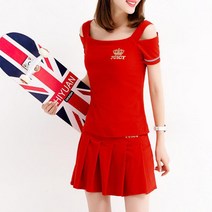 kirahosi 여성 자외선 차단 빅사이즈 골프치마 바지 골프세트 하프넥 티셔츠 109호 Z9b715