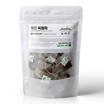 늘해찬 볶은 쑥청차 티백 쑥+당귀+생강+계피 전통차 허브차 대용량 티백차, 50개입, 1g