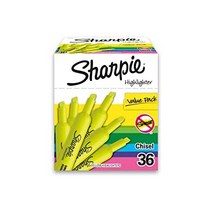 일본직발송 3. SHARPIE 샤피 공식 형광 펜 마커 아트 일러스트 유성 만화 드로잉 스케치 만화 장식 낙서, One Size, 1색 36개