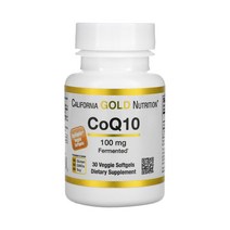 캘리포니아골드 뉴트리션 California Gold CoQ10 캘리포니아 골드 코엔자임Q10 100 mg 베지캡슐 30개입, 30정, 1개