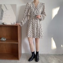 여성 미니 원피스 드레스 하객 데일리 로지 플라워