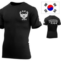 반팔 쿨론 수색대 군용 검정 티셔츠 로카 군인여름용품 군대티