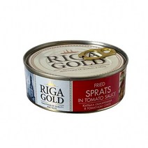 RIGA GOLD 스프렛 인 토마토 소스(SPRATS IN TOMATO SAUSE)240G, 1개