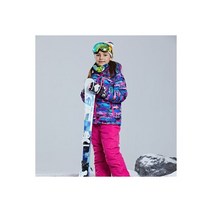 스키복 보드복 남자 여자 공용 이월 -30 도 의류 세트 남아/여아 키즈 스노우 보드 방수 야외 스포츠 재킷 바지 옷 십대 방