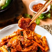 국내산 춘천 참맛 닭갈비 300g x 3팩 간편조리 캠핑 혼밥 안주, 눈꽃치즈70g
