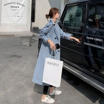 간절기 트렌치 여성 가을 베이직 클래식 코트 맥코트