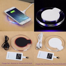 QI 무선 충전 충전기 모듈 패드 + 수신기 For iPhone 12 11pro max 8 7 6s plus 삼성 huawei 용 무선 충전, 01 WHITE_05 for typeC