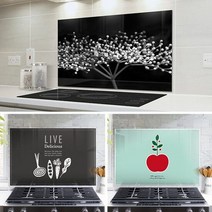 주방아트보드 900x680 아트글라스 강화유리 꾸미기 벽, 상품선택, 패션카라