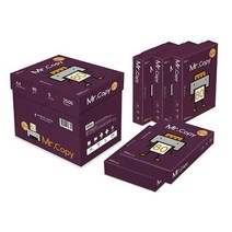 복사용지 A4 80g 미스터카피 프리미엄 2500매, 상세페이지 참조