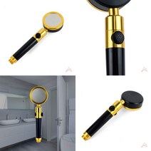 부드러운 물줄기 절수형 360도 회전 샤워 헤드 샤워기, 기본