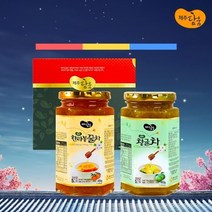 좋은맛닷컴 제주산 농산물 명차2종 선물세트450g/한라봉 청귤, 단품