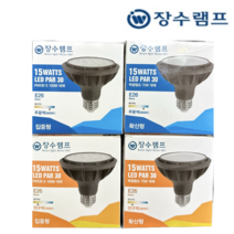 우리조명 장수램프 LED PAR30 15W 확산형 집중형, 주광색(흰색빛), 장수LEDPAR30_15W(집중형)