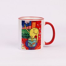 Mug 명화 머그컵 마티스_붉은 물고기와 고양이