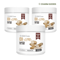 참마 산약 마 아침식사대용 가루 분말 200g 3통