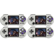 레트로 오락기 휴대용게임기 플레이어 AV 출력 지원 다운로드 저장 6000 16G 3 인치 S7 1 5 개, 없음, 4PCS