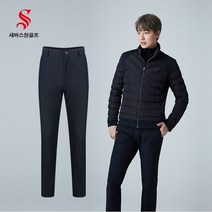 세바스찬골프 남성 베이직 기모 팬츠 E55