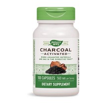 네이쳐스웨이 차콜 560mg 캡슐 글루텐 프리 무설탕 100정, 1개