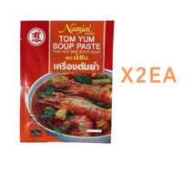 Vmart 태국 똠얌꿍 톰얌 페이스트 소스 TOM YUM SOUP PASTE 35g X2EA