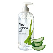 꽃을든남자 수분이 꽉 차 더촉촉한 리얼 알로에 수딩젤 1개 1000ml 대용량 펌프 알로에 베라