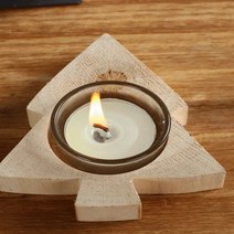 수공예 우드 캔들홀더, 별