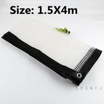 테라스 차양막 수영장어닝 썬쉐이드 비가림막 그리드 방수 천 야외 가림막 옥상, 1.5m x 4m
