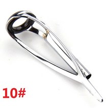 낚시대수리 LureSport-상단 가이드 실버 프레임 MN 상단 블랙 링로드 수리 낚싯대 빌딩 부품 DIY 액세서리, 04 SIZE  10_15 Tube ID4.5mm