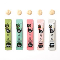 [보헤리] 묘약츄 대용량 짜먹는 강아지고양이간식 츄르 저염츄르, 혼합100개(5종x20개씩)