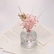 100ml 원형 디퓨저 만들기 세트 ( DIY SET ), 블루 안개꽃, 라일락블라썸