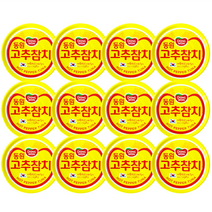 동원 고추 참치 캔 150g 12캔 세트 대용량 코스트코 참치 통조림 반찬 동원몰, 동원 고추참치 150g x 12캔