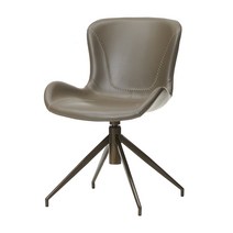 하이파 마일드 철제회전식탁의자 색상3, 그레이, 1개