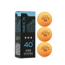 3성 DHS 40+ ABS 탁구공 100개 3pcs 전문 액세서리 abs 훈련 스포츠 용품 tenis de mesa qw, 노란색