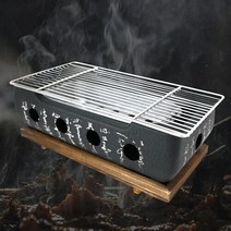 헬로우캠핑 일본식 미니화로 가정용숯불 1인화로 직사각형 특대형, 1개