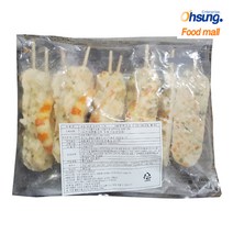 [오성식품] 매콤 새우맛 스틱1.3kg 핫바, 1팩