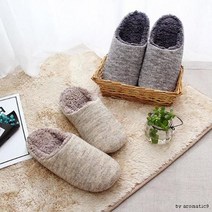 회사사무실용 겨울슬리퍼 학원 병원실내화 털거실화, 상세페이지 참조