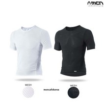 (몬카페코리아) MCN 자전거의류 메쉬 반팔 자전거이너웨어 라이딩 베이스레이어 언더레이어