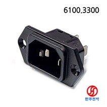 SCHURTER IEC C14 AC전원소켓 INLET 6100.3300 HJ-08348