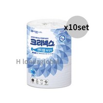 크리넥스 물에잘녹는 센터풀 롤 화장지 휴지 3롤 20팩