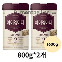 아이엠마더 분유 2단계, 1600g, 4개