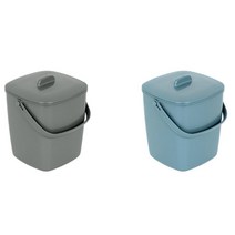 1인가구 미니음식물쓰레기통 콤팩트 잔반처리통 음식물쓰레기처리기, 상품선택, 음식쓰레기통2L그레이