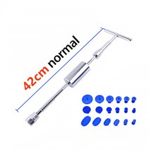 자동차 덴트 도구 덴트 수리 풀러 키트 자동 수리 판금 키트 슬라이드 해머 리버스 해머 제 풀기 18 개, 03 42cm Normal