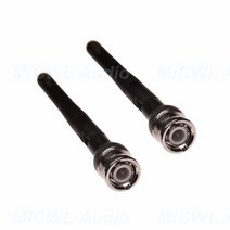 마이크용품 Shure ULX SLX UR24D Sennheiser G2 G3 G4 무선 수신기용 2 피스 나사 총검 BNC 안테나 공중, 07 For Sennheiser G3 G4