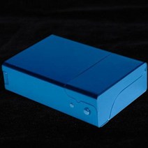 로프클램프 좌우측 등강기 등산 암벽등반 어센더 패션 휴대용 얇은 자동 알루미늄 합금 방습 방지 압력 담, 02 파란