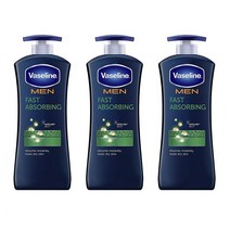 Vaseline 바세린 촉촉 맨 힐링 모이스처 핸드 앤 바디 로션 576g 3팩