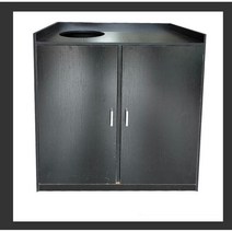 카페셀프바 분리수거함 분리수거통 재활용 3단분리 음료 반납대, 2.티크컬러(개구부)100x95x50