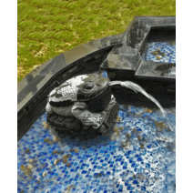 두꺼비 분수대 조각상 석재조각 돌두꺼비 분수 연못, 금두꺼비 길이 50cm폭35높이 35